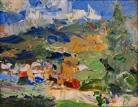 "Cloudbreak, Indian Hills", Greg Carter Oil Painting