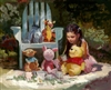 "Garden Tea Party", C.M. Cooper Giclee on Canvas