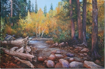 "Approaching Winter", California Eastern Sierra Landscape Oil Painting by Bruce Sanford Day