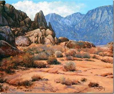 "Beyond", California Landscape Oil Painting by Bruce Sanford Day