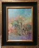"Cactus in Bloom", Impressionist Landscape Oil Painting by Bruce Sanford Day