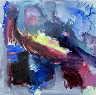 "Rising",  Contemporary Abstract Painting by E.E. Jacks