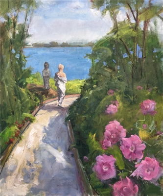 "Garden Walk", Oil Painting by Jim Ellsberry