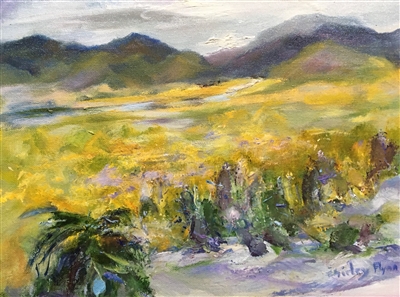 "Desert Storm", Shirley Flynn Oil Painting