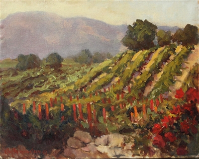 "Vines & Foothills", Ellie Freudenstein Oil Painting