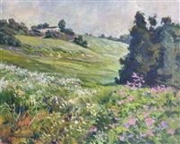 "A Quiet Spring, Chandler Preserve", Richard Humphrey Oil Painting