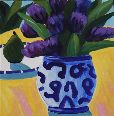 "Symbols of Gigi I", Contemporary Still Life by Patty Evert