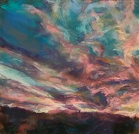 "Pink Trails", Soft Pastel Painting by Susan E. Roden