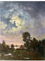 "Moonlight Rising", Oil Painting by W.Jason Situ