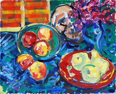 "Vanitas", Zolita Sverdlove (1936-2009) Still Life Oil Painting