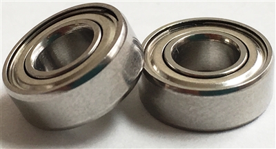 4P-SMR104C-ZZ/P58 #5 LD, 4 pack, 4x10x4 mm, Ceramic Hybrid ABEC 5 Metal shielded Bearings.