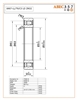 6907-LL/T9/C3 LD ZRO2, 35x55x10 mm, 6907-2RS Sealed full ceramic, ABEC357, Full Ceramic, Zirconia ZrO2 Inner/Outer/Balls, PTFE Retainer, PTFE Seals, C3 Fit, Lube Dry.