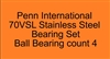 Penn International 70VSL Stainless Steel Bearing Set, ABEC357.