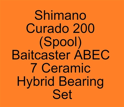 Shimano Curado 200 Spool Baitcaster ABEC 7 Bearing set, #FR-008C-SALT, #FR-008C-OS LD, #FR-008C-ZZ #7 LD, #FR-008C-Y LD, #FR-008 LD, 3x10x4 mm, ABEC357.