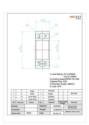 4x7x2 mm, SMR74C P25 #3 AF2, SMR74C-Y AF2, â€‹Abu Garcia 1117080, Penn 35A-8500J, 035A-1182965, 231A-500CV, 231A-1185106, Shimano 10SAM, RD10314, â€‹Daiwa 10E254, 6E332501, 6G686902, 6G686903, 6H686902, E33-2501, G48-1101, G68-6901, G68-6902, HRCB-740Hi.