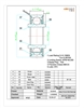 SR144C-ZZEE/P25 A5 AF2, 1/8x1/4x7/64, SR144-ZZEE #5 PS2, SSRI-418ZZEE, Ceramic Hybrid ABEC 5 Metal Shielded Extended Inner Ring Bearing.