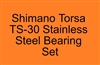 Shimano Torsa TS-30 Stainless Steel Bearing Set, ABEC357.