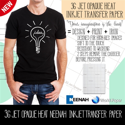 3G Jet Opaque Heat Transfer Paper