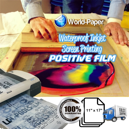 WaterProof Inkjet Transparency Film