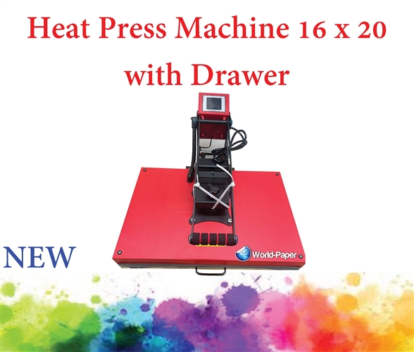 Heat Press Machine 16 x 20 with Drawer