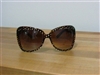 Pattern Play Oversized Fashion Sunglasses Brown