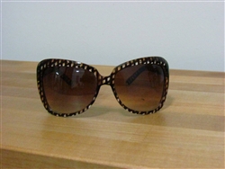 Pattern Play Oversized Fashion Sunglasses Brown