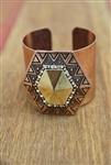 Native Cuff Rose Gold Tone