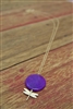 Dragonfly Necklace Purple