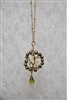 Bead Tree Necklace Green