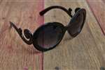 Swirl Sunglasses Black