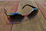 Tribal Print Sunglasses Multi Color