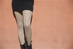 Leopard Print Tights