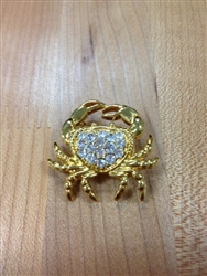 Vintage Crab Brooch Pin