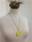 Vintage Smiley Face Necklace