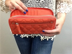 Elyse Zip Around Wallet Coral