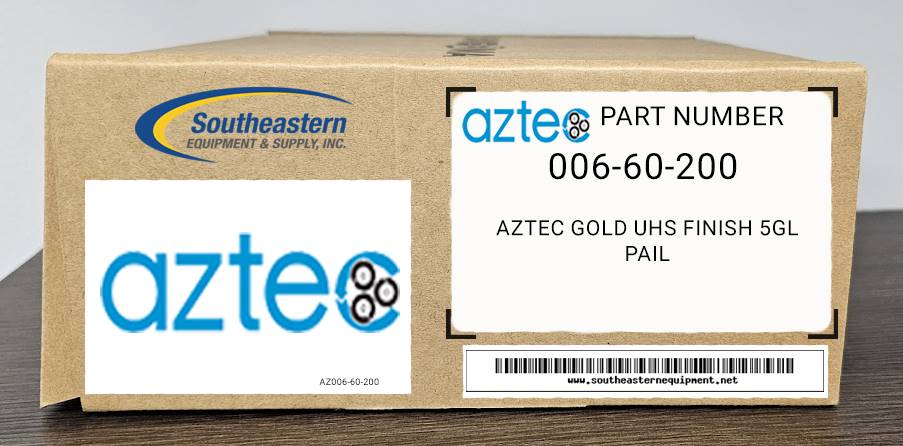 Aztec OEM Part # 006-60-200 AZTEC GOLD UHS FINISH 5GL PAIL