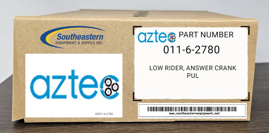 Aztec OEM Part # 011-6-2780 Lowrider, Answer Crank Pulley