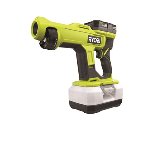 RYOBI ONE+ 18V Cordless Handheld Electrostatic Sprayer Kit with (2) 2.0 Ah Batteries and Charger