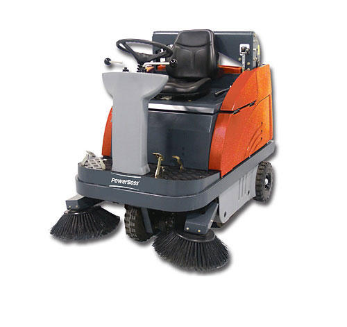 Demo Powerboss Apex 49 Rider Battery Sweeper 40"