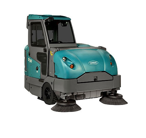 Reconditioned Tennant S30 Rider Sweeper w. Cab Heat/AC