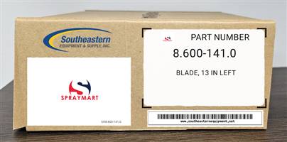 Aftermarket Spraymart Part # 14050 Blade, 13 In Left