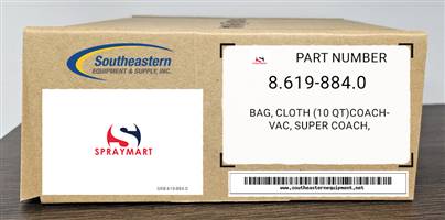 Aftermarket ProTeam Part # 100565 Bag, Cloth (10 Qt)Coachvac, Super Coach,