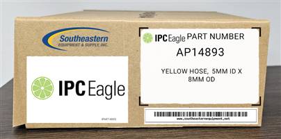 IPC Eagle OEM Part # AP14893 Yellow Hose,  5Mm Id X 8Mm Od