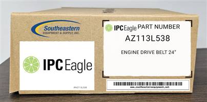 IPC Eagle OEM Part # AZ113L538 Engine Drive Belt 24"