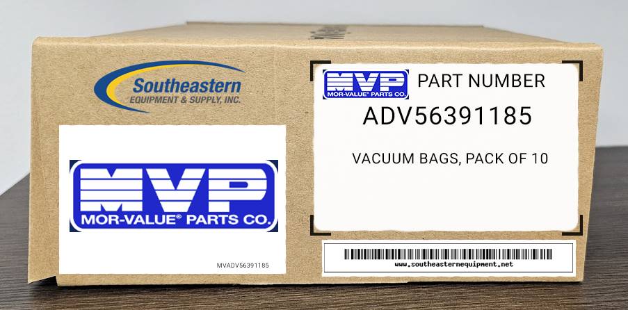 Aftermarket Vacuum Bags, Pack Of 10 For Advance Part # 56391185