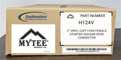 Mytee OEM Part # H124V 2” Vinyl Cuff-Lynx female starter vacuum hose connector