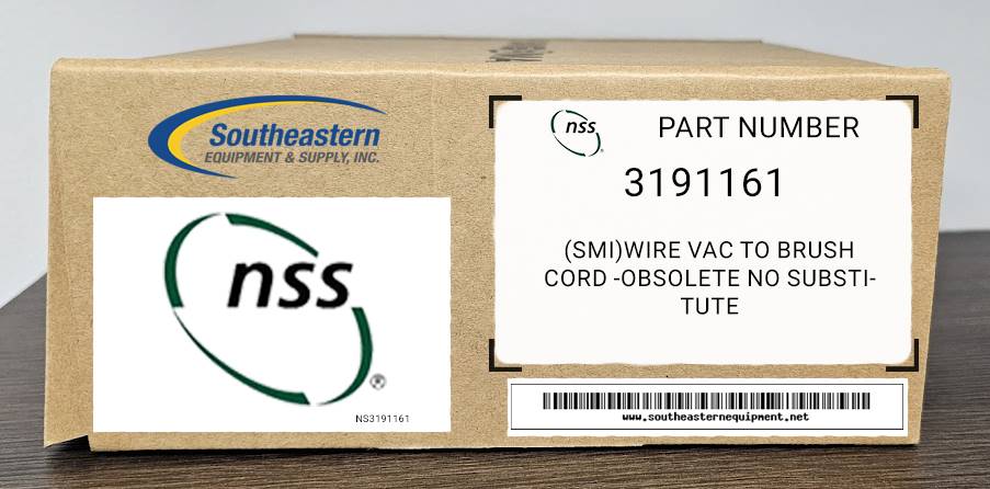 NSS OEM Part # 3191161 (Smi)Wire Vac To Brush Cord NO SUBSTITUTE