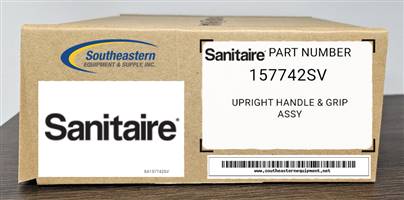 Sanitaire OEM Part # 157742SV Upright Handle & Grip Assy