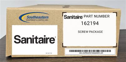 Sanitaire OEM Part # 162194 Screw Package