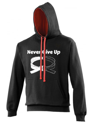 Never Give Up Hoodie Adults